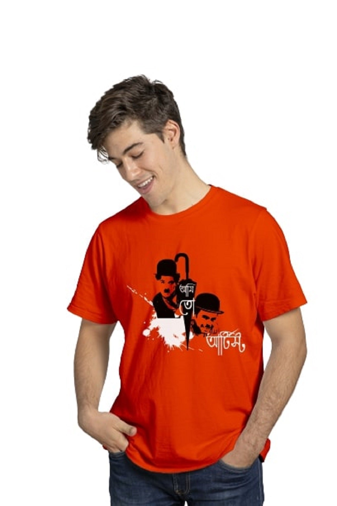 Ami Artist -Chaplin printed tshirt