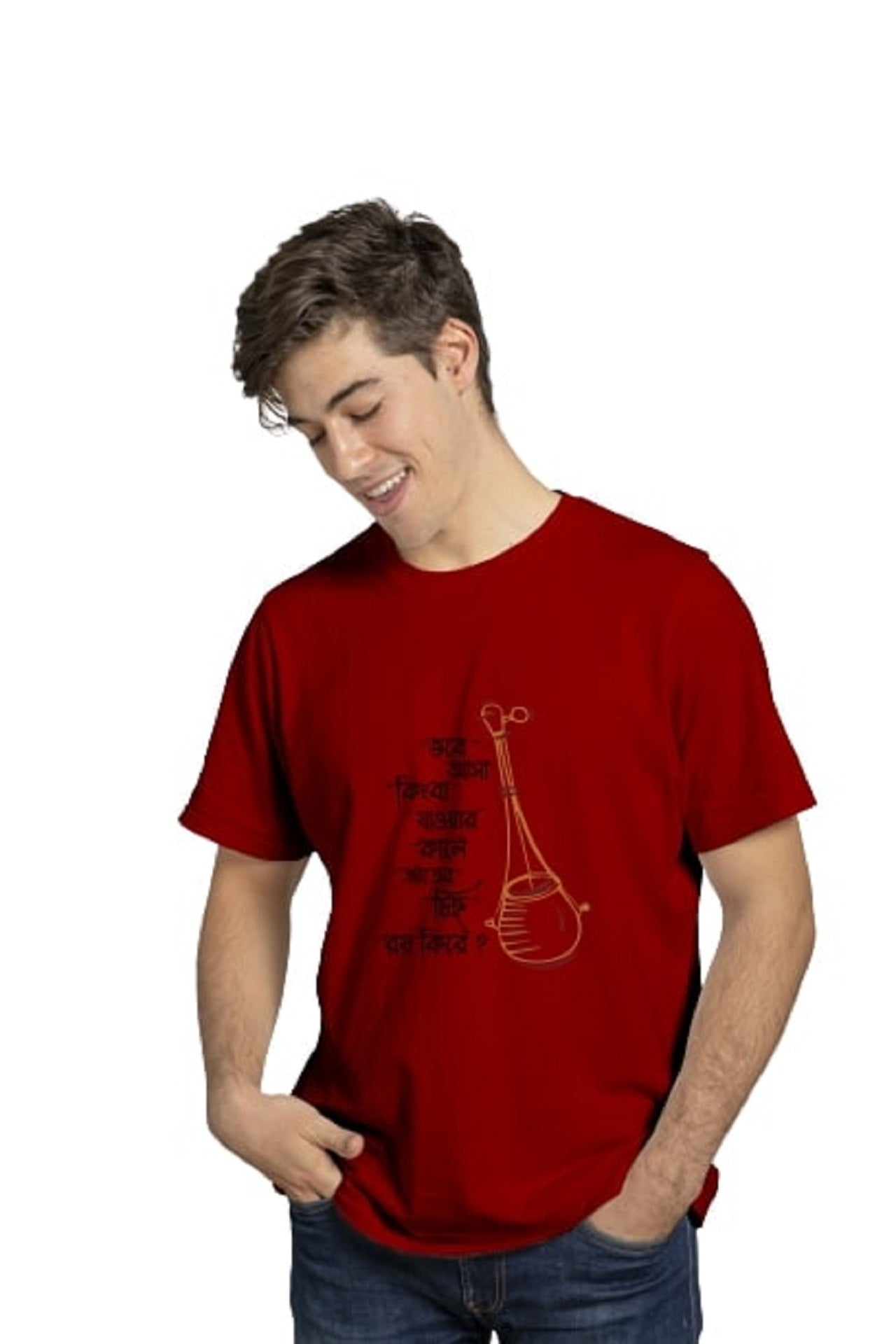 Best women half sleeve Bengali t shirt Online