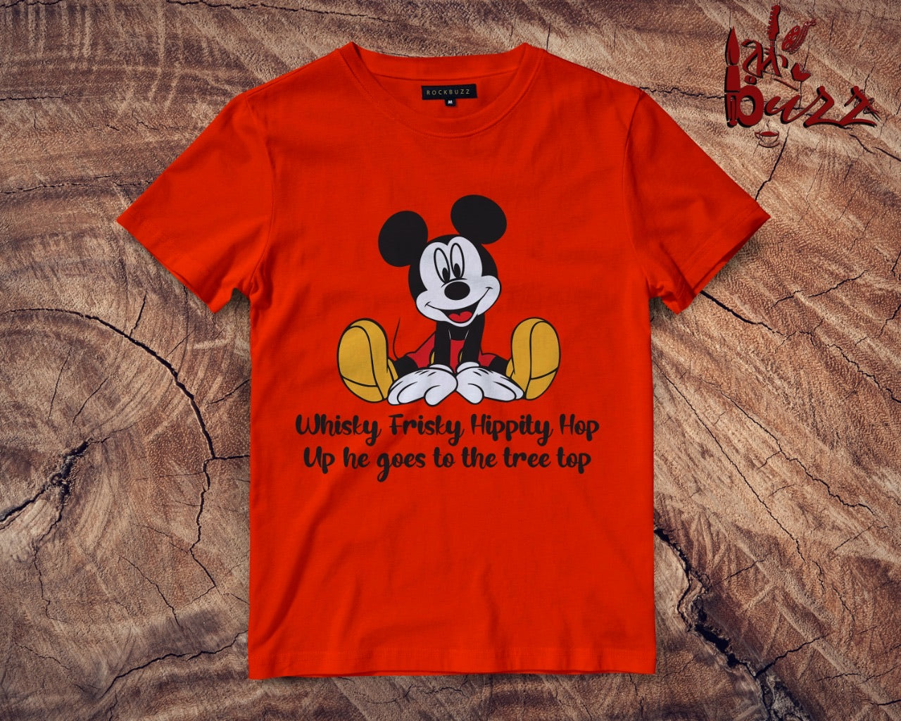 Mickey cartoon captioned Tshirt