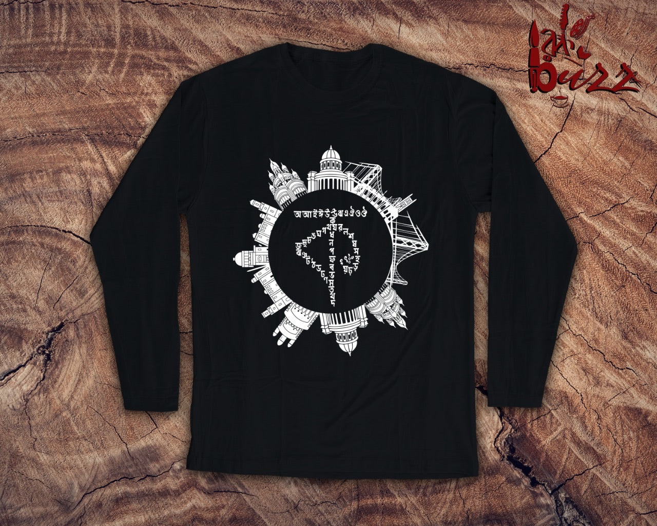Amar Shohor Kolkata captioned bengali full sleeve tshirt