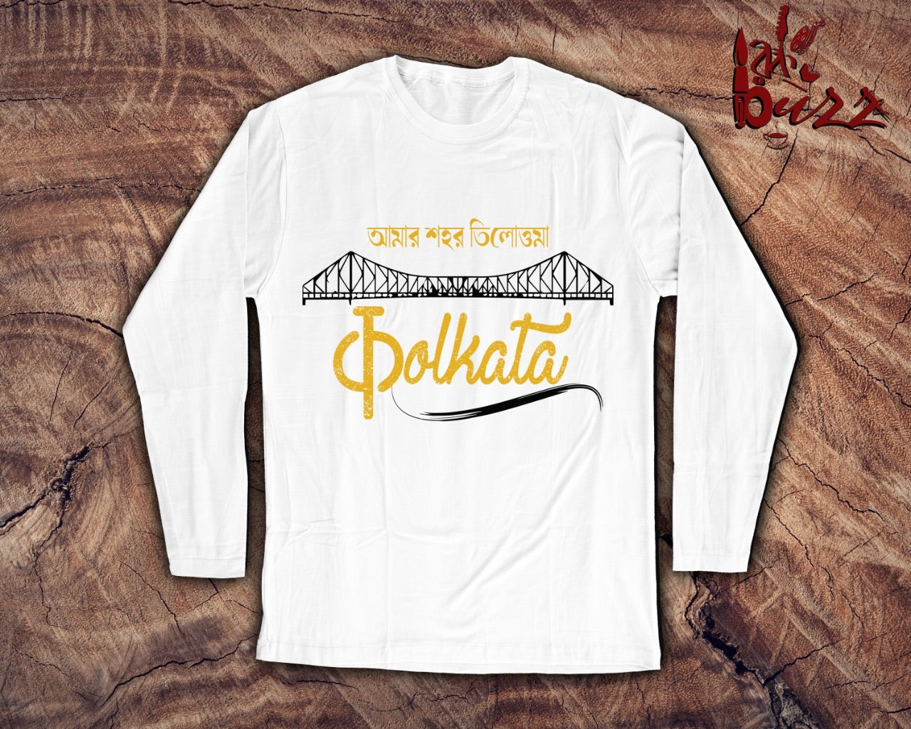 Tilottoma Kolkata captioned bengali full sleeve tshirt