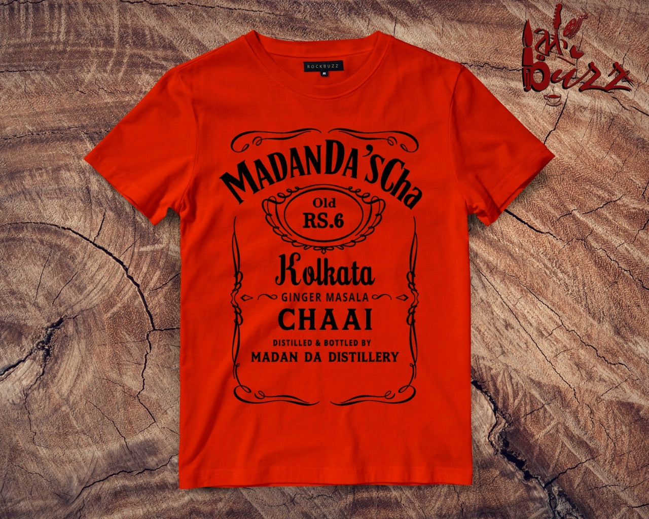 Cha of Kolkata printed tshirt