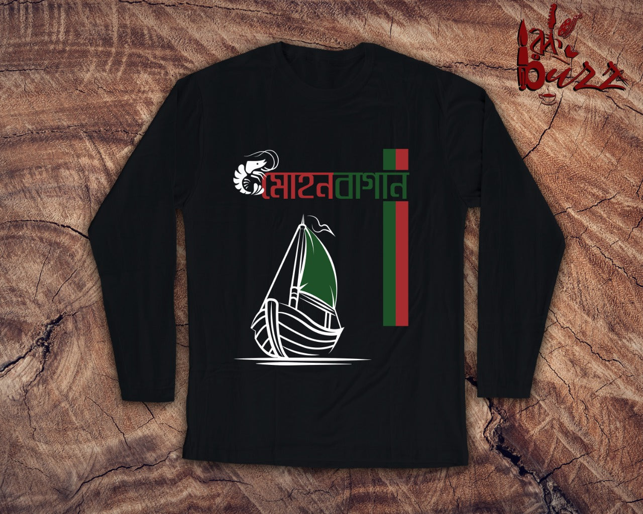 Mohan bagan captioned bengali full sleeve tshirt
