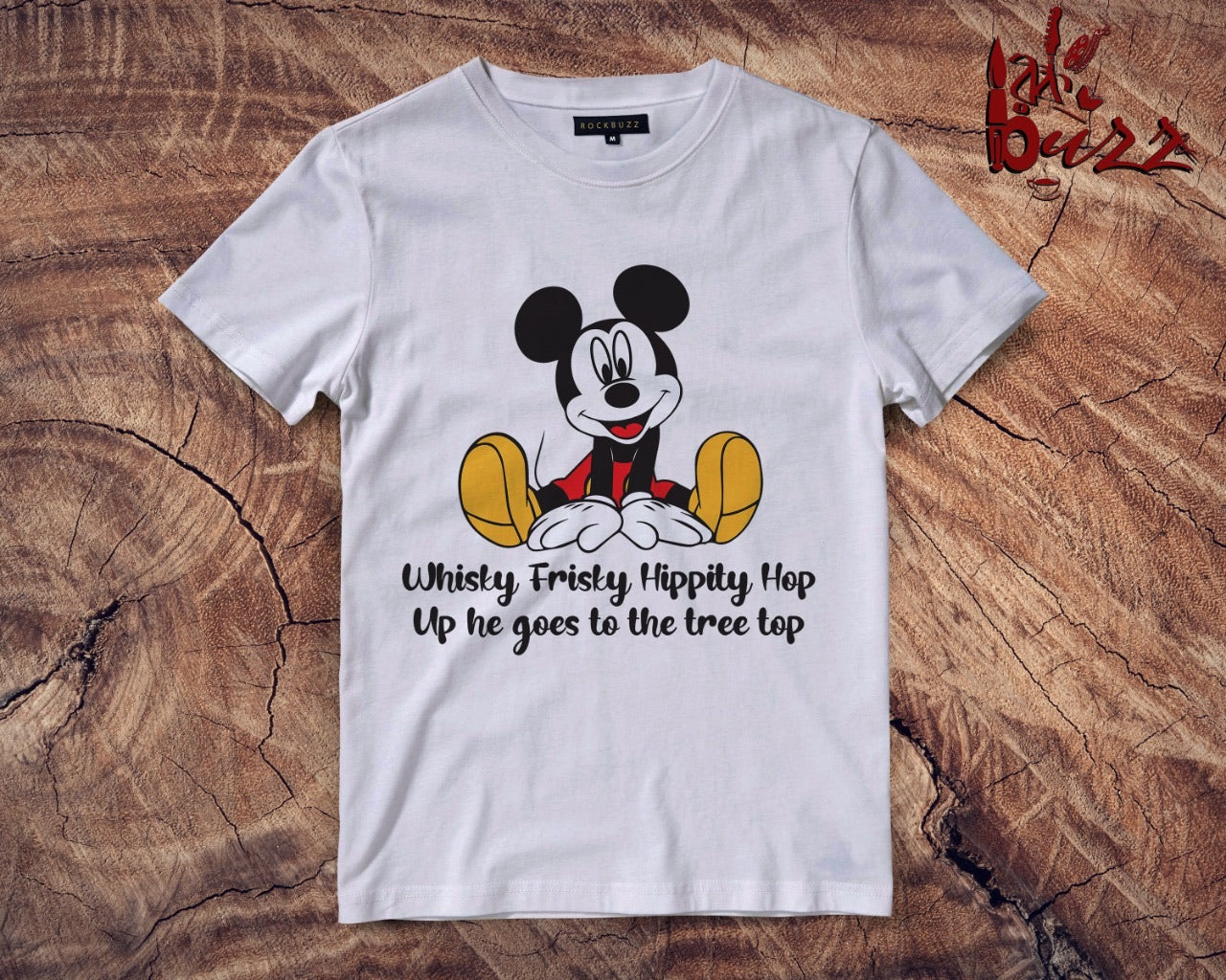 Mickey cartoon captioned Tshirt