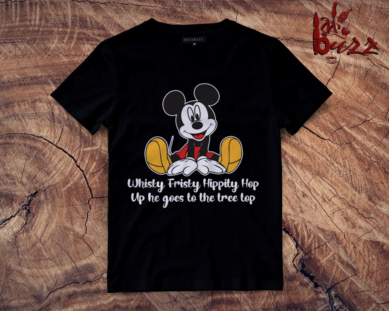Mickey cartoon captioned Tshirt
