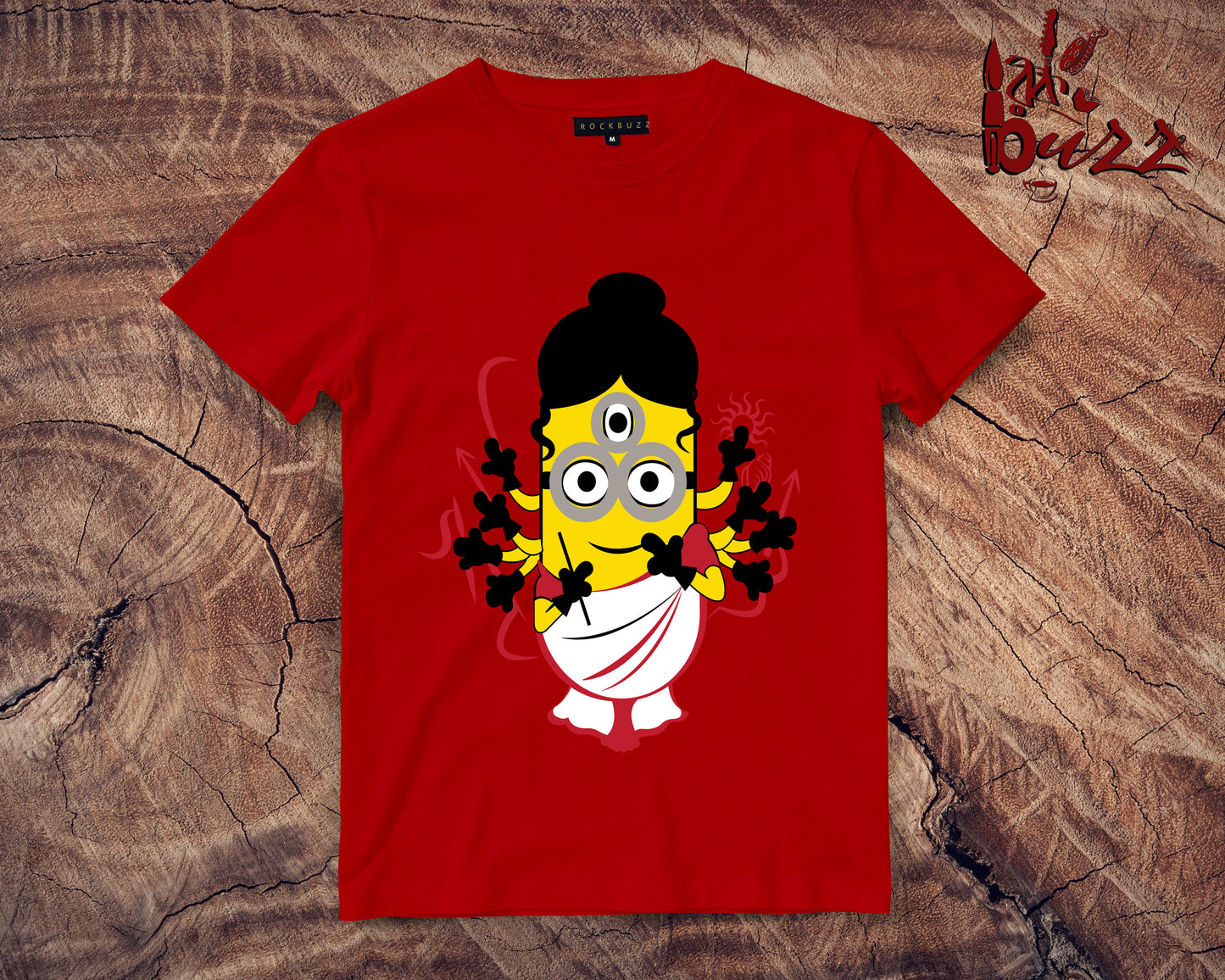 Kids- Minion Durga Bengali Captioned tshirt