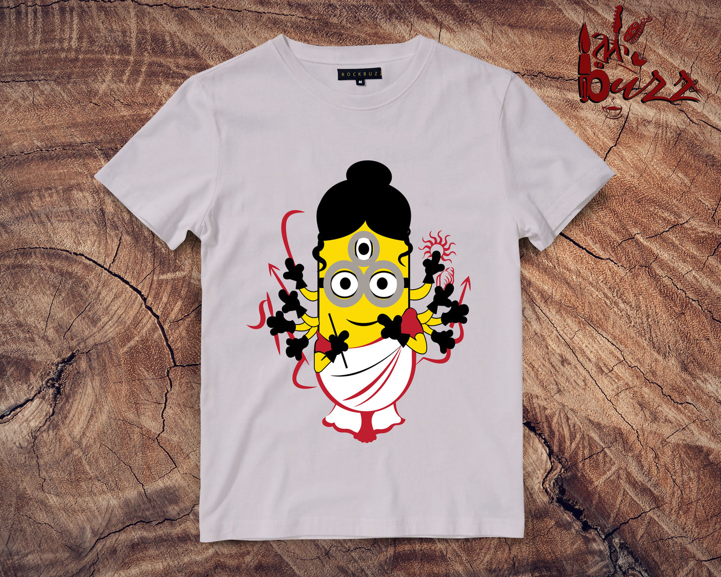 Kids- Minion Durga Bengali Captioned tshirt