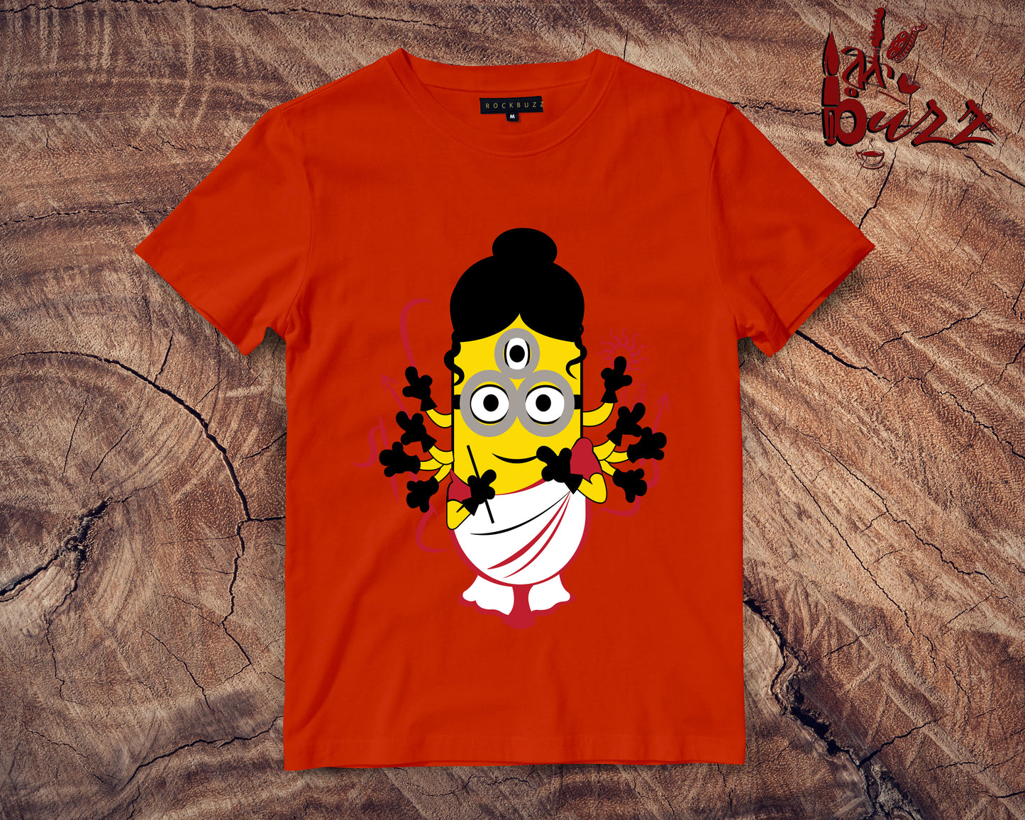 Kids- Minion Durga Bengali Captioned tshirt