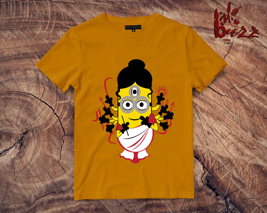 Kids- Minion Durga Bengali Captioned tshirt